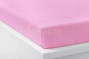 przescieradlo jersey 140x200 jasne rozowe z gumka.webp