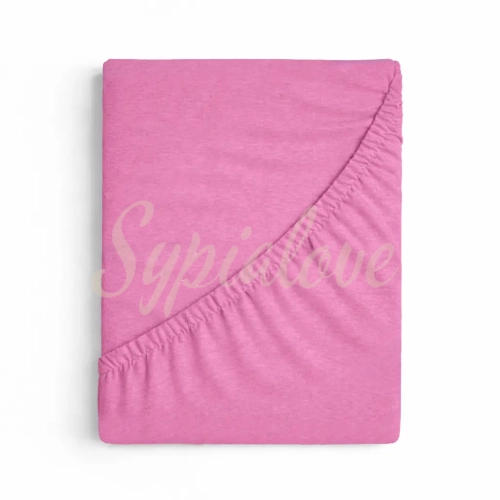 prześcieradło jersey 160x200 z gumką różowe.webp