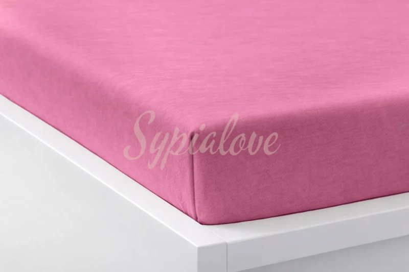 przescieradlo jersey 160x200 rozowe z gumka.webp