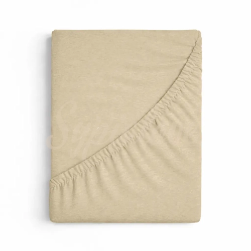 prześcieradło jersey 200x220 z gumką piaskowe.webp