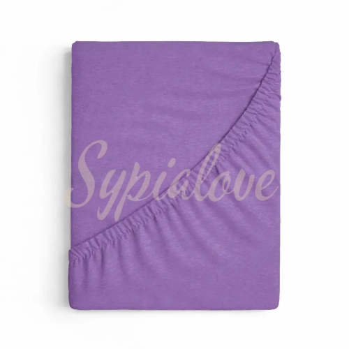 prześcieradło jersey 160x200 z gumką fioletowe.webp