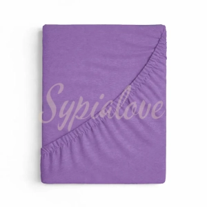 prześcieradło jersey 200x220 z gumką fioletowe.webp