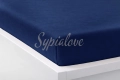 przescieradlo jersey 160x200 ciemno niebieskie z gumka.webp
