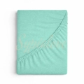 prześcieradło jersey 160x200 z gumką miętowe.webp