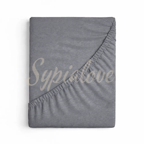 prześcieradło jersey 180x200 z gumką ciemno szare.webp