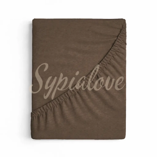 przescieradlo z gumka brazowe jersey.webp