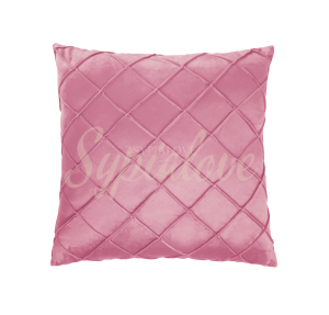 Aksamitna poduszka wzór brudny roz 40x40.png
