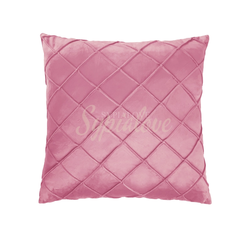 Aksamitna poduszka wzór brudny roz 40x40.png