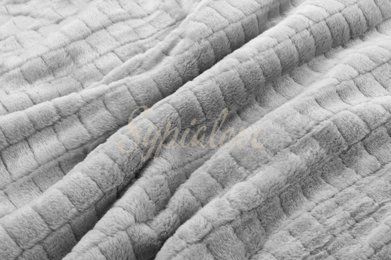 miękki koc z mikrofibry 160x200 szary.webp