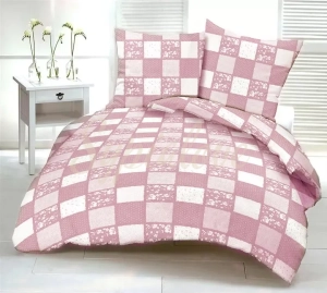 posciel z kory 160x200 w rozowe kwadraty.webp