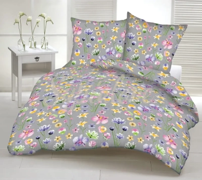 Komplet pościeli z kora 160x200 polana kwiatów bielawa