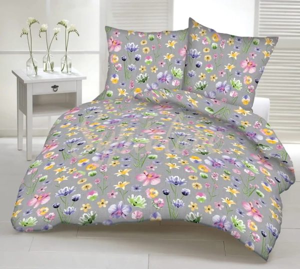 komplet pościeli z kora 160x200 polana kwiatow.webp