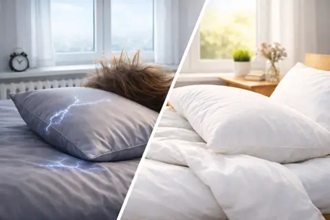 Elektryzująca się pościel – przyczyny i rozwiązania